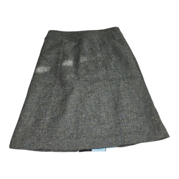 Tyler Boe Tweed Skirt Button Front A-Line Aline Academic Dark Academia Preppy - Picture 7 of 9